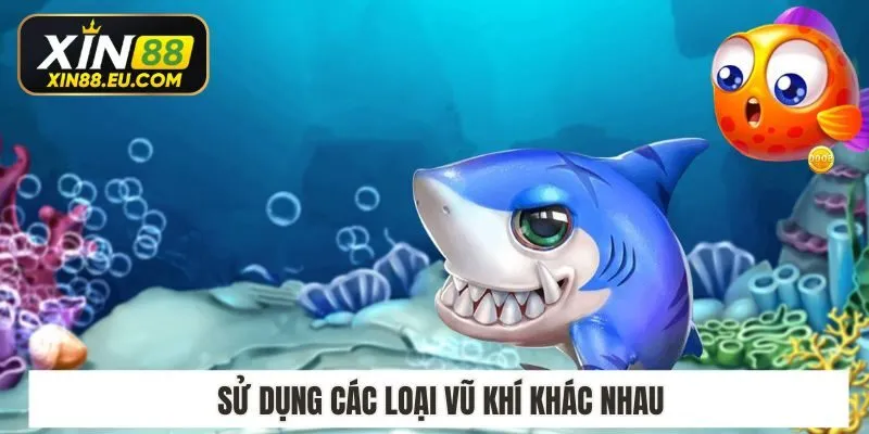 Sử dụng các loại vũ khí khác nhau